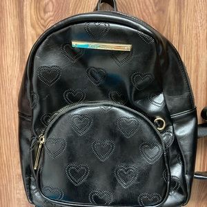 Betsey Johnson Black Backpack